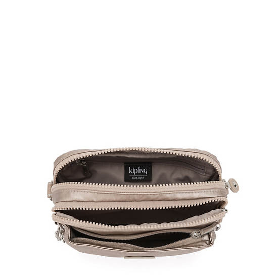 Kipling Abanu Multi Metallic Convertible Crossbody Bag Bags Metallic Glow | CA 2037GS